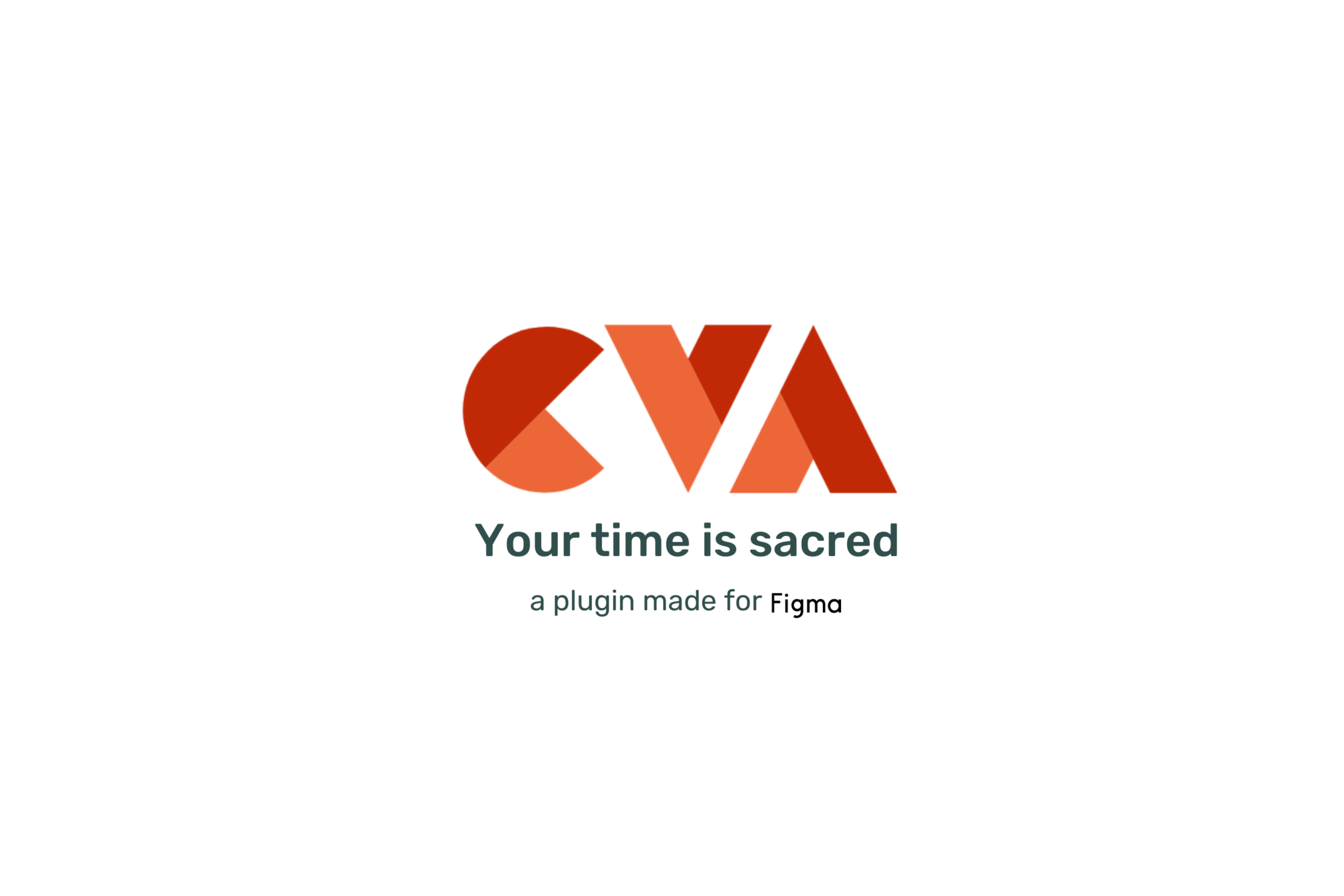 CVA logo followed by slogan 'your time is sacred'