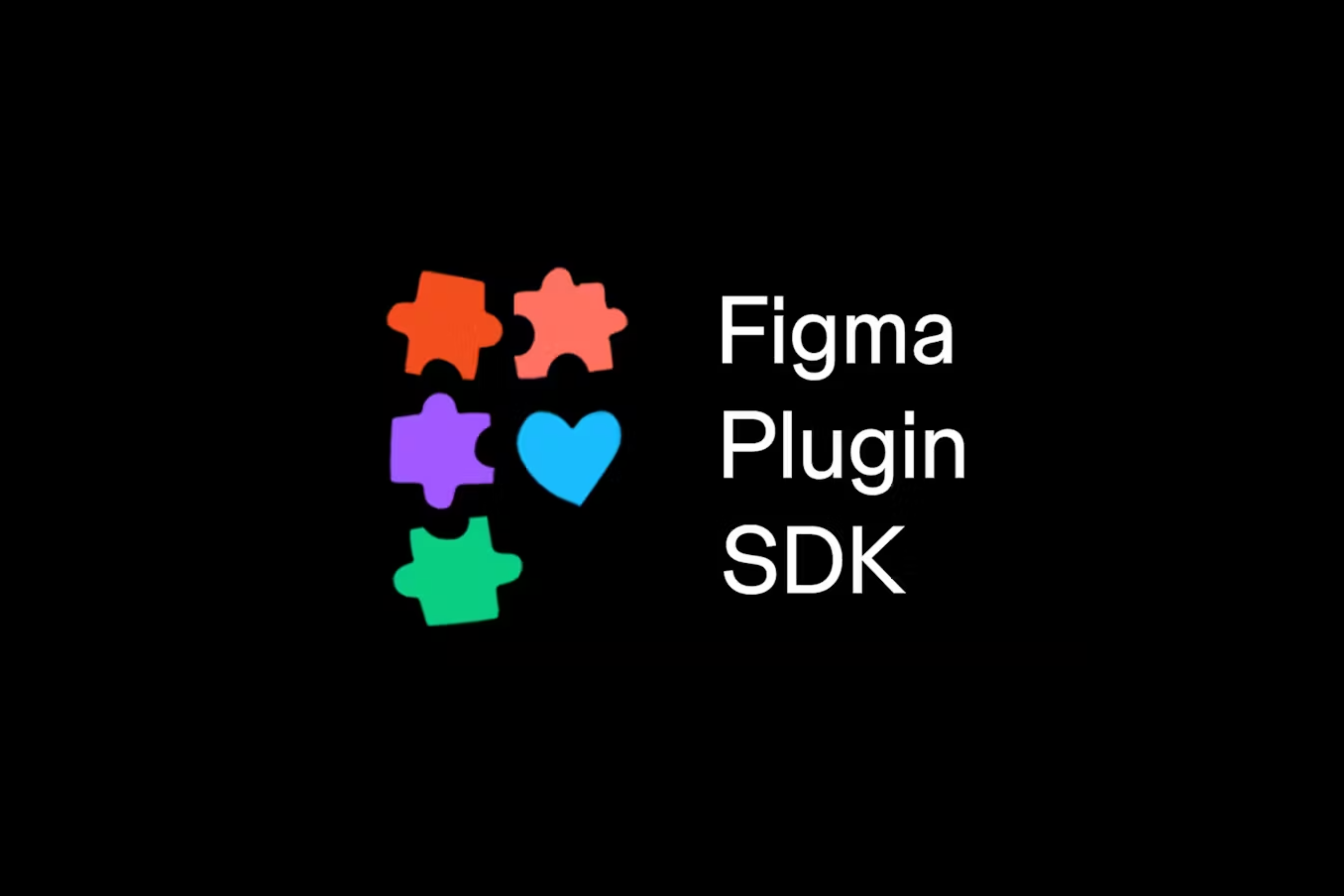 Figma SDK logo is the text on a black background